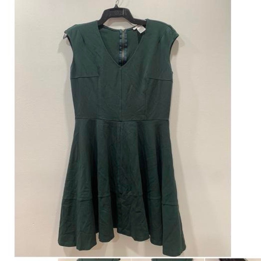 Bar III Summer Skater Dress in Dark Green XL